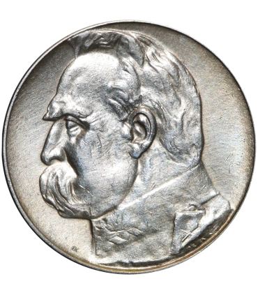 5 złotych Piłsudski 1934, stan 1-, mennicza