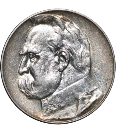 5 złotych Piłsudski 1934, stan 2/2-