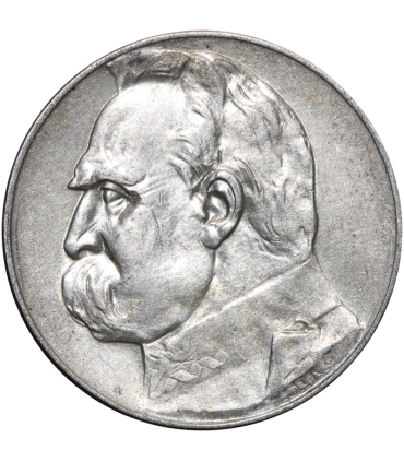 5 złotych Piłsudski 1936, stan 2-/3+