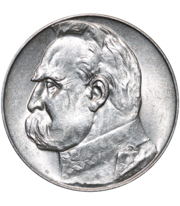 5 złotych Piłsudski 1936, stan 1-, mennicza