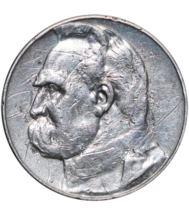 5 złotych Piłsudski 1936, stan 4