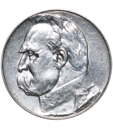 5 złotych Piłsudski 1936, stan 2-/3+