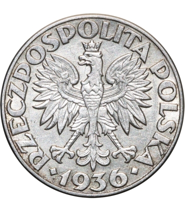 2 złote Żaglowiec 1936, stan 2