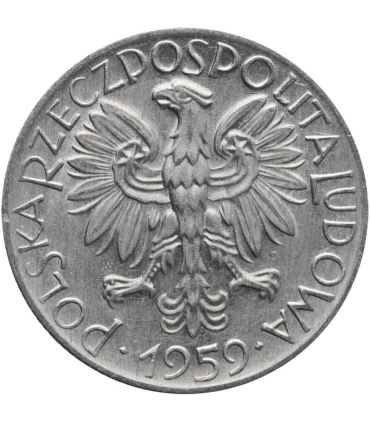 5 zł, Rybak, 1959, stan 2+