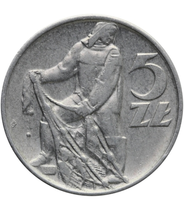 5 zł, Rybak, 1973, 3+