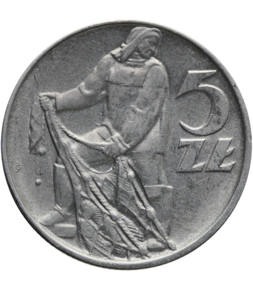 5 zł, Rybak, 1973, 2-