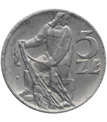 5 zł, Rybak, 1973, 2-