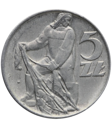 5 zł, Rybak, 1973, 2