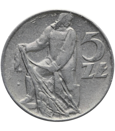 5 zł, Rybak, 1973, 3+