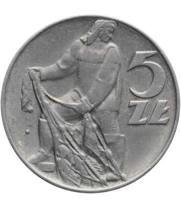 5 zł, Rybak, 1973, 2