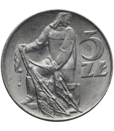 5 zł, Rybak, 1974, stan 1-