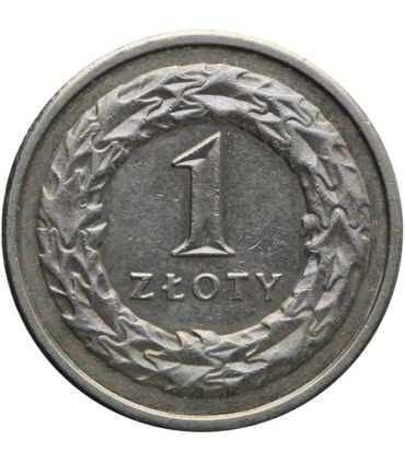 1 złoty, 1990, stan 2/2-