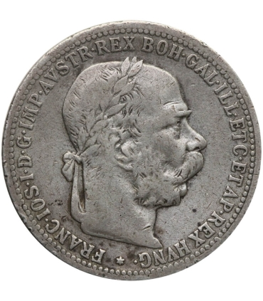Austria 1 korona, 1900, srebro
