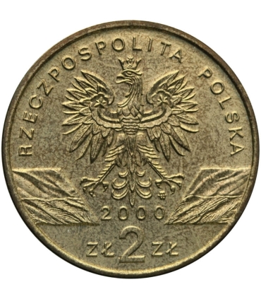 2 zł GN, Dudek (łac. Upupa epops)