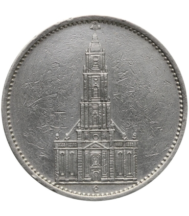 5 marek, Kościół / Wieża, srebro, 1934, E, st. 3