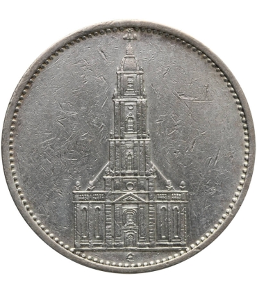 5 marek, Kościół / Wieża, srebro, 1934, E, st. 3