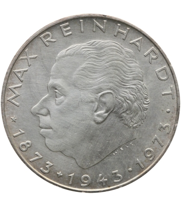 Austria 25 szylingów, 1973 100 rocznica urodzin - Max Reinhardt, srebro