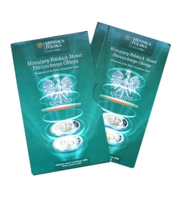 Miniatury Polskich Monet Powszechnego Obiegu 2008, Mennica Polska za zgodą NBP