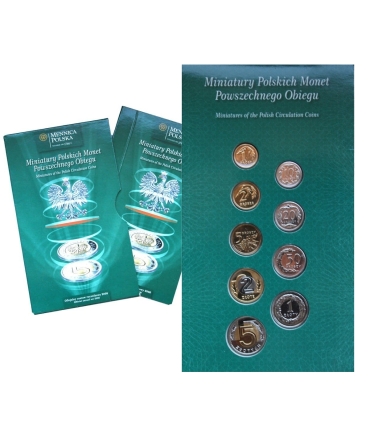 Miniatury Polskich Monet Powszechnego Obiegu 2008, Mennica Polska za zgodą NBP