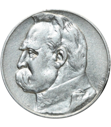 5 złotych Piłsudski Orzeł Strzelecki 1934, stan 2