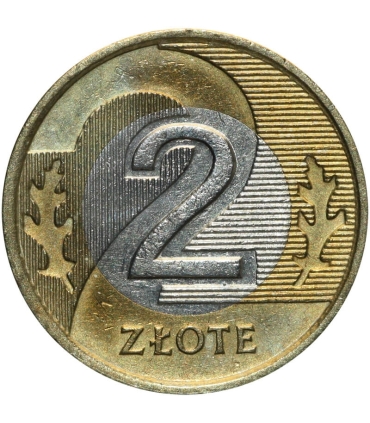 1 złoty, 1992, stan 1-, z rolki bankowej
