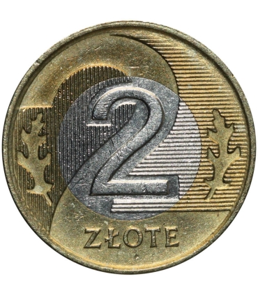 1 złoty, 1992, stan 1-, z rolki bankowej
