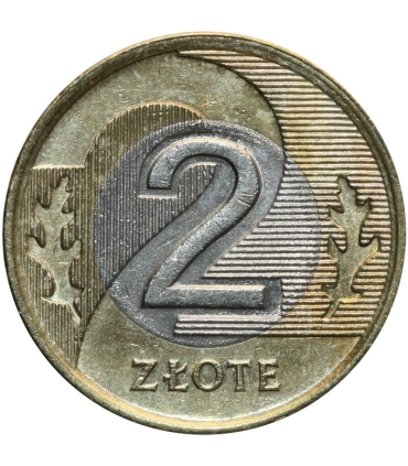 1 złoty, 1992, stan 1-, z rolki bankowej