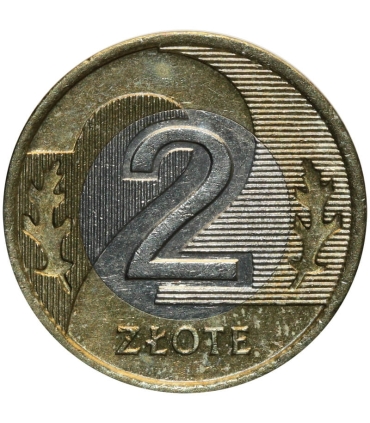 1 złoty, 1992, stan 1-, z rolki bankowej