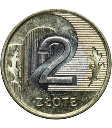 1 złoty, 1992, stan 1-, z rolki bankowej