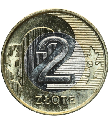 1 złoty, 1992, stan 1-, z rolki bankowej