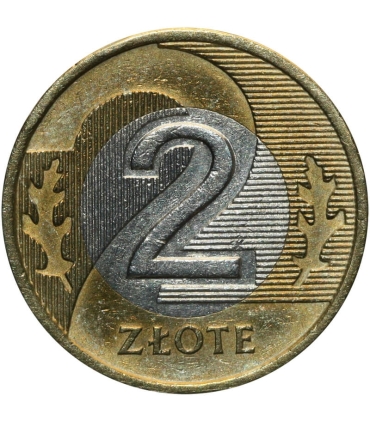1 złoty, 1992, stan 1-, z rolki bankowej