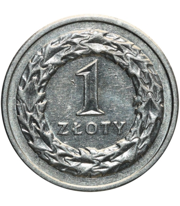 1 złoty, 1991, stan 2+