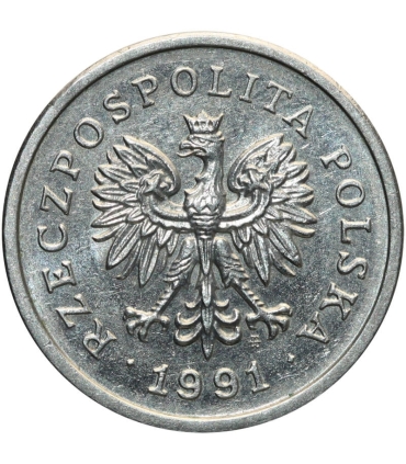 1 złoty, 1991, stan 1-