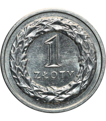 1 złoty, 1991, stan 1-
