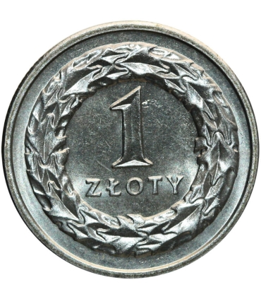 1 złoty, 1991, stan 1-