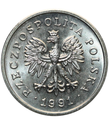 1 złoty, 1991, stan 1-