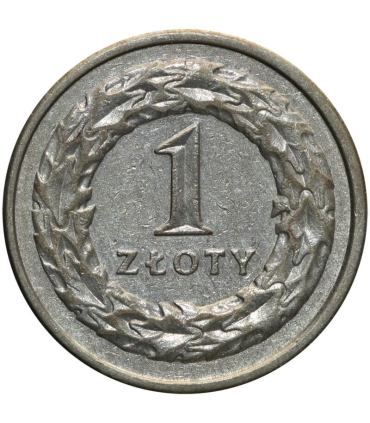1 złoty, 1991, stan 2