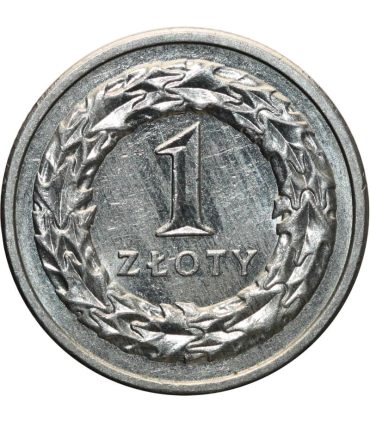 1 złoty, 1991, stan 2+