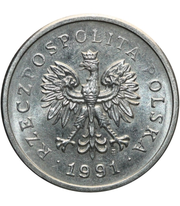 1 złoty, 1991, stan 1/1-