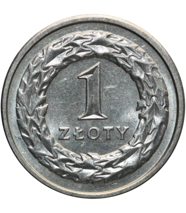 1 złoty, 1991, stan 1-