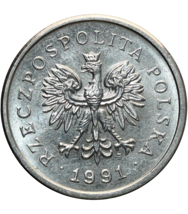 1 złoty, 1991, stan 1-