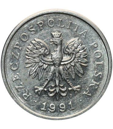 1 złoty, 1991, stan 2