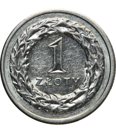 1 złoty, 1991, stan 2-