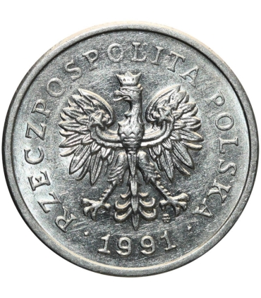 1 złoty, 1991, stan 2-
