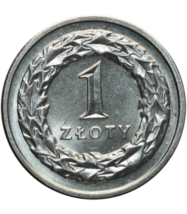 1 złoty, 1991, stan 1/1-