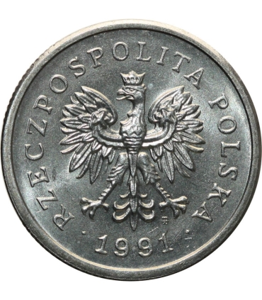 1 złoty, 1991, stan 1/1-
