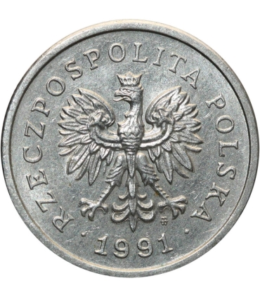 1 złoty, 1991, stan 1-