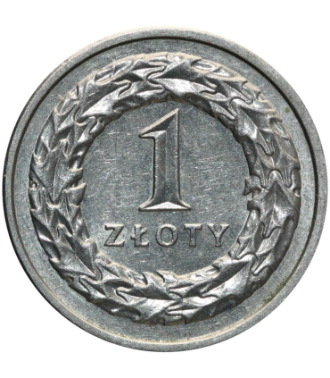 1 złoty, 1991, stan 1-