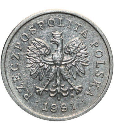 1 złoty, 1991, stan 2
