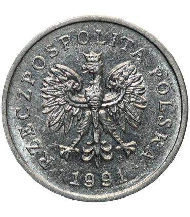 1 złoty, 1991, stan 2